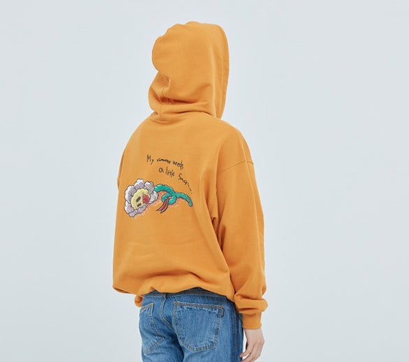 ロマンティッククラウン(ROMANTIC CROWN) RMTC X Wicked Piece Fleabance Hoodie_Yellow