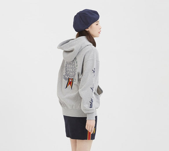 ロマンティッククラウン(ROMANTIC CROWN) Easy Day Vibe Hoodie_Grey