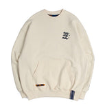 ロマンティッククラウン(ROMANTIC CROWN) E.D.V Half Jacquard Crewneck_Oatmeal