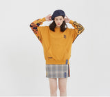 ロマンティッククラウン(ROMANTIC CROWN) E.D.V Half Jacquard Crewneck_Yellow