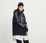 ロマンティッククラウン(ROMANTIC CROWN) Shirt Tail Hoodie_Navy