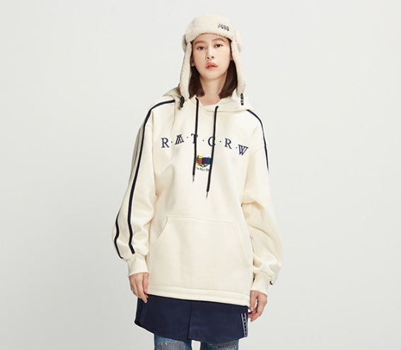 ロマンティッククラウン(ROMANTIC CROWN) Shirt Tail Hoodie_Oatmeal