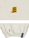 ロマンティッククラウン(ROMANTIC CROWN) Pocket Crop Sweat Shirt_Oatmeal
