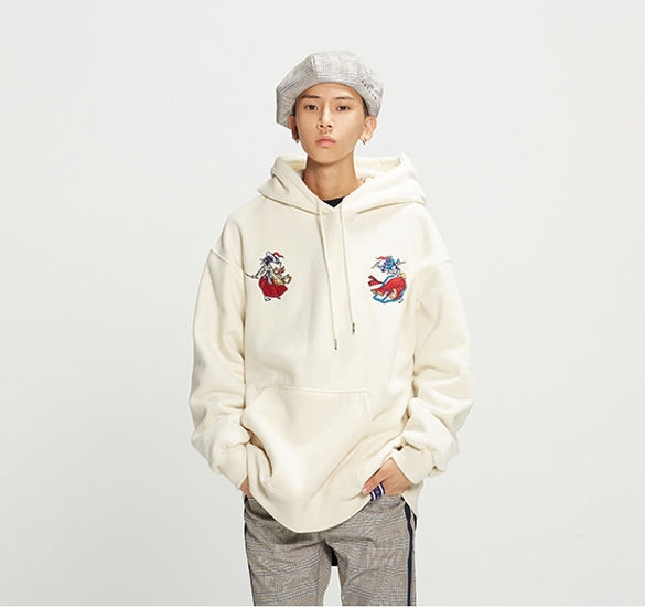 ロマンティッククラウン(ROMANTIC CROWN) double sword dance Hoodie_Oatmeal