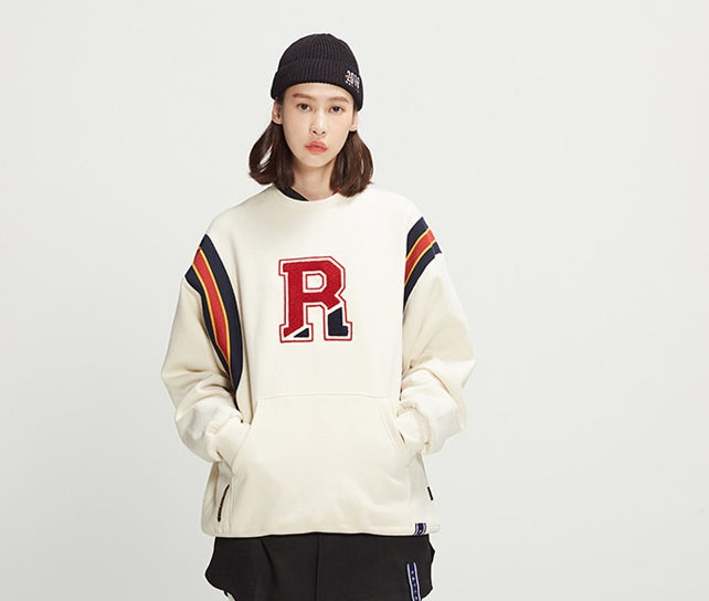 ロマンティッククラウン(ROMANTIC CROWN) Big Logo Sweatshirt_Oatmeal
