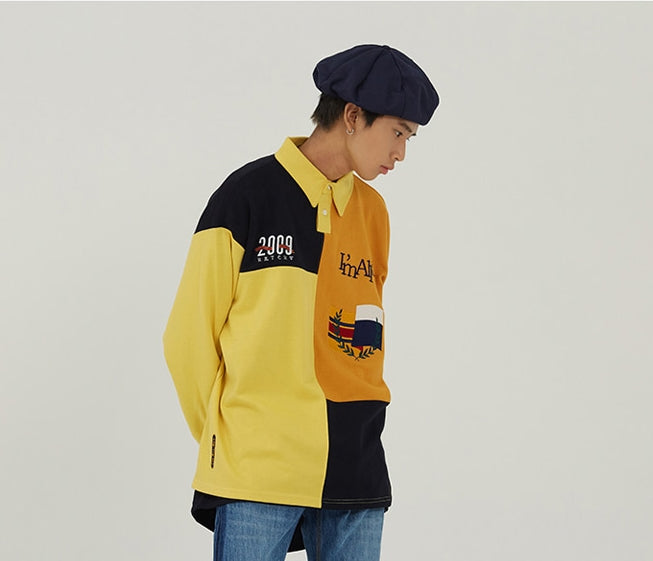 ロマンティッククラウン(ROMANTIC CROWN) ALL SET Polo Shirt_Butter