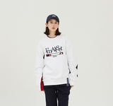 ロマンティッククラウン(ROMANTIC CROWN) Partition Sweatshirt_White