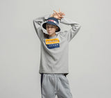 ロマンティッククラウン(ROMANTIC CROWN) Box Logo Long Sleeve_Gray