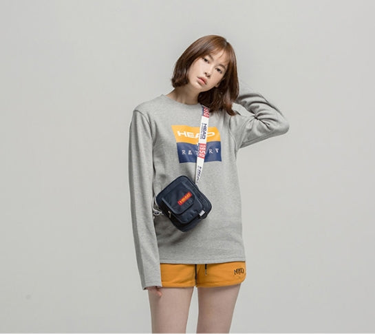 ロマンティッククラウン(ROMANTIC CROWN) Box Logo Long Sleeve_Gray