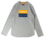 ロマンティッククラウン(ROMANTIC CROWN) Box Logo Long Sleeve_Gray