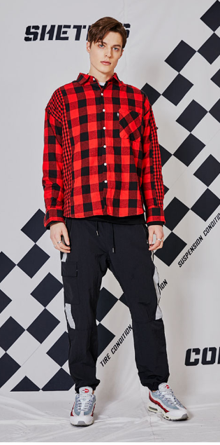 シディスコンマ(SHETHISCOMMA) FIA CHECK SHIRTS