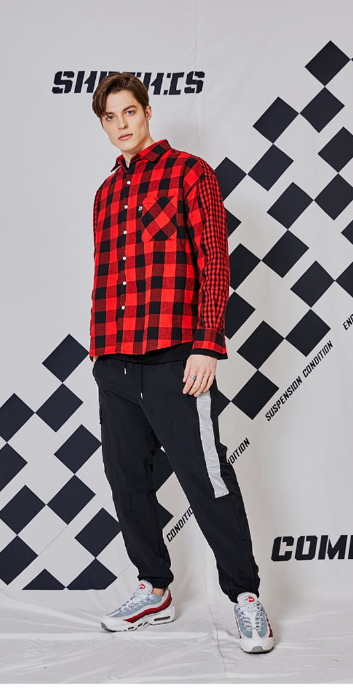 シディスコンマ(SHETHISCOMMA) FIA CHECK SHIRTS