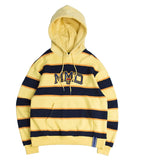 ロマンティッククラウン(ROMANTIC CROWN) MMD Striped Hoodie_Butter