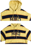 ロマンティッククラウン(ROMANTIC CROWN) MMD Striped Hoodie_Butter