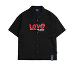 ロマンティッククラウン(ROMANTIC CROWN) [R.C X M.G]WITH LOVE Souvenir Shirts_Black