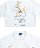 ロマンティッククラウン(ROMANTIC CROWN) [R.C X M.G]Thunder Angel Souvenir Shirts_White