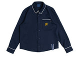 ロマンティッククラウン(ROMANTIC CROWN) GNAC Piping Shirt_Navy