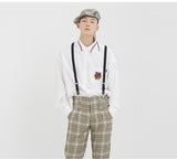 ロマンティッククラウン(ROMANTIC CROWN) RMTCRW Collar Piping Shirt_White