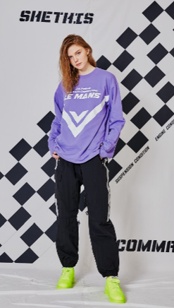 シディスコンマ(SHETHISCOMMA) LEMANS T (PURPLE)