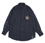 ロマンティッククラウン(ROMANTIC CROWN) 10th Ceremony Tape Shirts_Navy