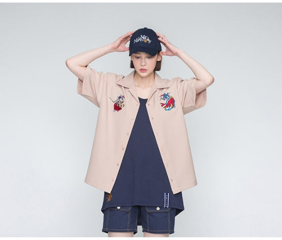 ロマンティッククラウン(ROMANTIC CROWN) Souvenir Shirts_Beige