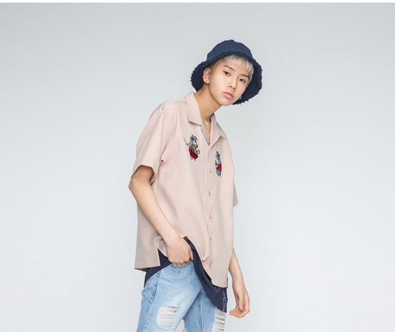 ロマンティッククラウン(ROMANTIC CROWN) Souvenir Shirts_Beige