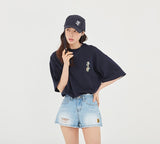 ロマンティッククラウン(ROMANTIC CROWN) Dancheong T Shirt_Navy