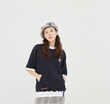 ロマンティッククラウン(ROMANTIC CROWN) Pocket Sweat T Shirt_Navy