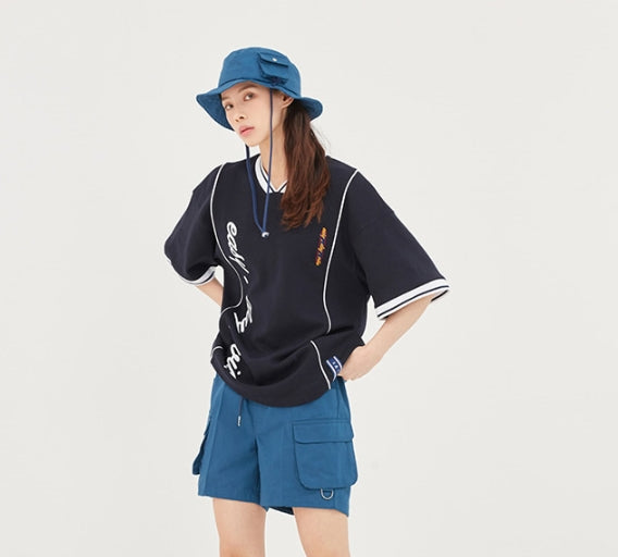 ロマンティッククラウン(ROMANTIC CROWN) Easy Day Vibe Jersey_Navy