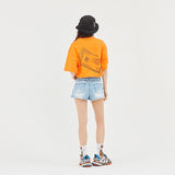 ロマンティッククラウン(ROMANTIC CROWN) E.D.V Post Man T Shirt_Orange