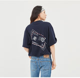 ロマンティッククラウン(ROMANTIC CROWN) E.D.V Post Man T Shirt_Navy