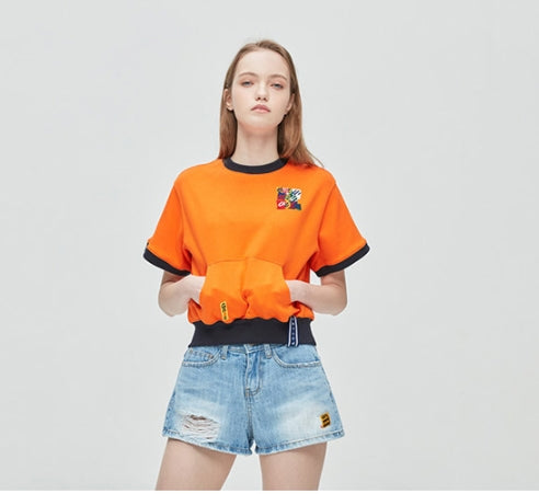 ロマンティッククラウン(ROMANTIC CROWN) GNAC Pocket T Shirt_Orange