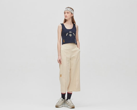 ロマンティッククラウン(ROMANTIC CROWN) E.D.V Crop Sleeveless_Navy