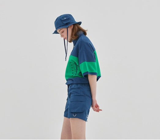 ロマンティッククラウン(ROMANTIC CROWN) [R.C X M.G]Angel Polo T Shirts_Blue