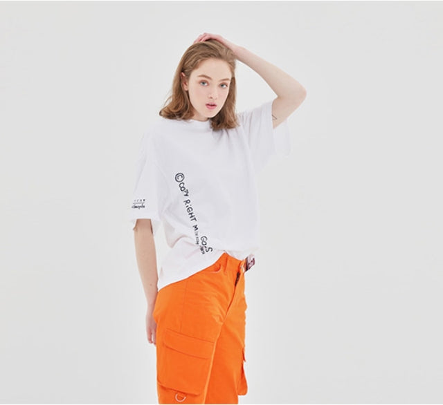 ロマンティッククラウン(ROMANTIC CROWN) [R.C X M.G]Thunder Angel T Shirts_White