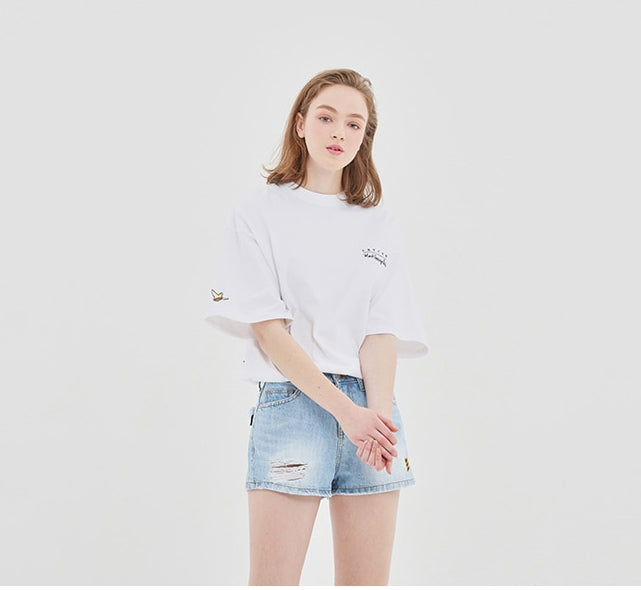 ロマンティッククラウン(ROMANTIC CROWN) [R.C X M.G]WITH Angel T Shirts_White