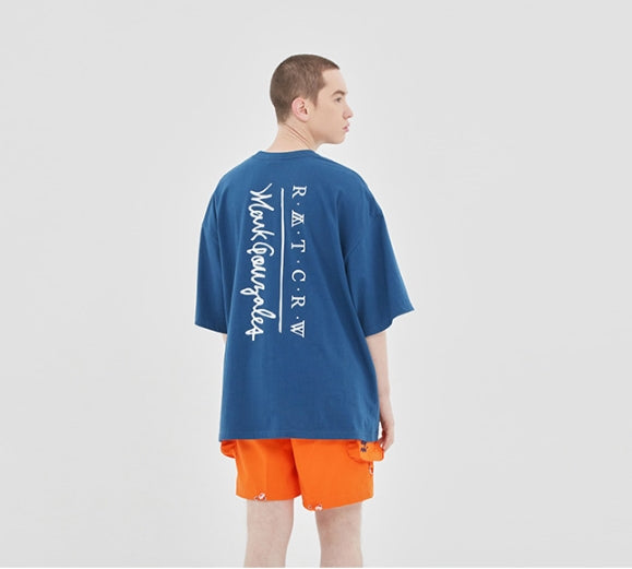 ロマンティッククラウン(ROMANTIC CROWN) [R.C X M.G]Ceremony Angel T Shirts_Blue