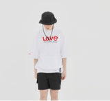 ロマンティッククラウン(ROMANTIC CROWN) [R.C X M.G]WITH LOVE Pocket T Shirts_White