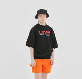 ロマンティッククラウン(ROMANTIC CROWN) [R.C X M.G]WITH LOVE Pocket T Shirts_Black
