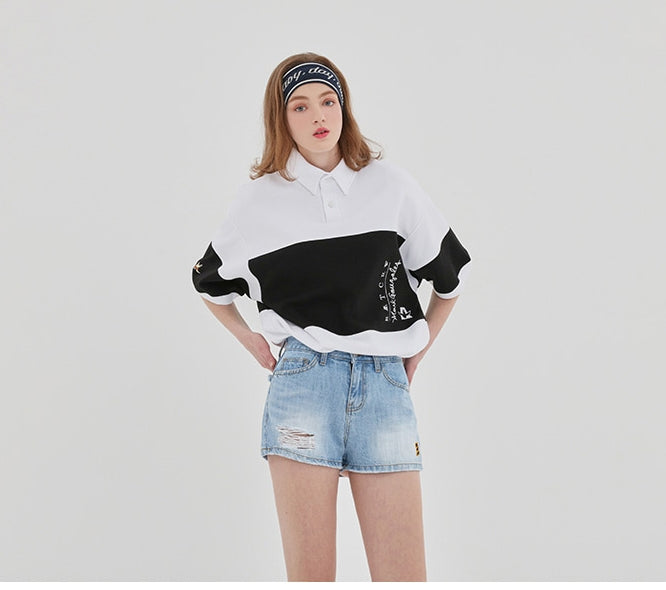 ロマンティッククラウン(ROMANTIC CROWN) [R.C X M.G]Angel Polo T Shirts_White