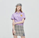 ロマンティッククラウン(ROMANTIC CROWN) GNAC Polo T Shirt_Purple