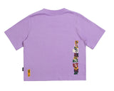 ロマンティッククラウン(ROMANTIC CROWN) E.D.V Splinter Crop T Shirt_Purple