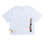 ロマンティッククラウン(ROMANTIC CROWN) E.D.V Splinter Crop T Shirt_White