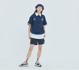 ロマンティッククラウン(ROMANTIC CROWN) E.D.V Pocket Anorak Shirt_Navy