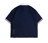 ロマンティッククラウン(ROMANTIC CROWN) E.D.V Pocket Anorak Shirt_Navy