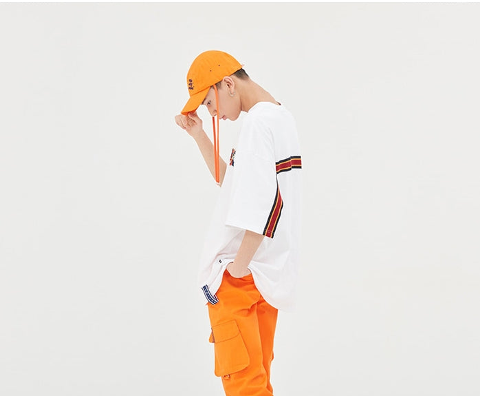 ロマンティッククラウン(ROMANTIC CROWN) Splinter Back Line T Shirt_White