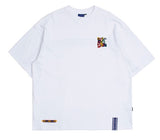 ロマンティッククラウン(ROMANTIC CROWN) Splinter Back Line T Shirt_White