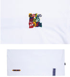 ロマンティッククラウン(ROMANTIC CROWN) Splinter Back Line T Shirt_White