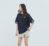 ロマンティッククラウン(ROMANTIC CROWN) E.D.V Collar T Shirt_Navy