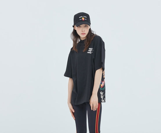 ロマンティッククラウン(ROMANTIC CROWN) E.D.V Team T Shirt_Black